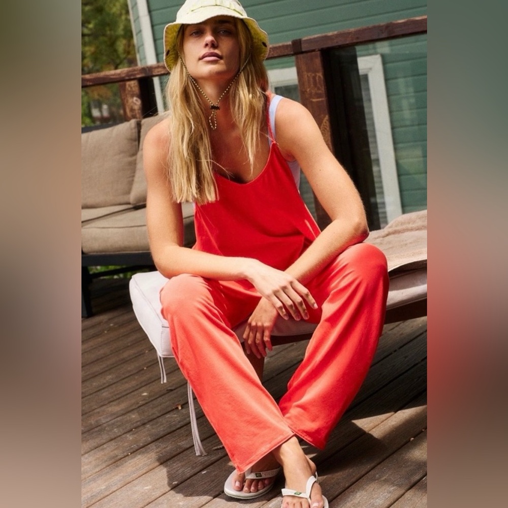NWT FP Movement Hot Shot Onesie - Vintage Red